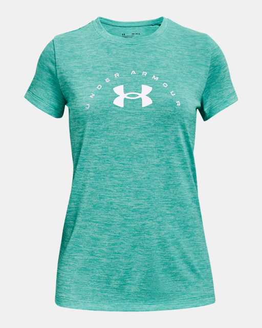 9-10 YMD - Grey Under Armour Kid's UA Never Lose T-Shirt 
